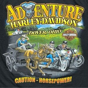 Harley Davidson Shirt Mens Medium Tank Top Screw It Let's Ride Amish Man Police